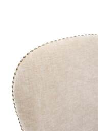 Barker and Stonehouse Gable Fabric Dining Chair With Light Legs in Neutral - thumbnail 3