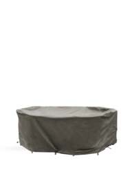 Bramblecrest Rectangle Dining Set Cover Green in Khaki, Size 166x95cm