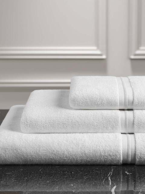 Fenwick at Home Claygate Towel White in White/White, Cotton, Size Bath - image 1