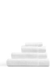 Fenwick at Home Claygate Towel White in White/White, Cotton, Size Bath - thumbnail 3