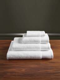 Fenwick at Home Claygate Towel White in White/White, Cotton, Size Bath - thumbnail 4