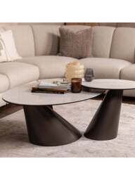 Barker and Stonehouse Halcyon Coffee Table in White - thumbnail 2