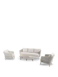 4 Seasons Outdoor Eva Outdoor 5-Seater Lounge Set With Monroe Coffee Tables - thumbnail 1