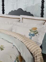 Sanderson Options Cupids Beau Elegant Duvet Cover Collection in Quince/Chalk, Size Superking - thumbnail 1