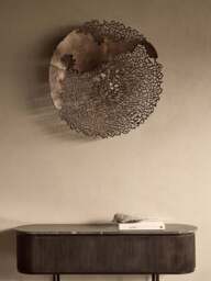 Libra Interiors Apo Coral Raw Bronze Wall Plaque Brown - thumbnail 2