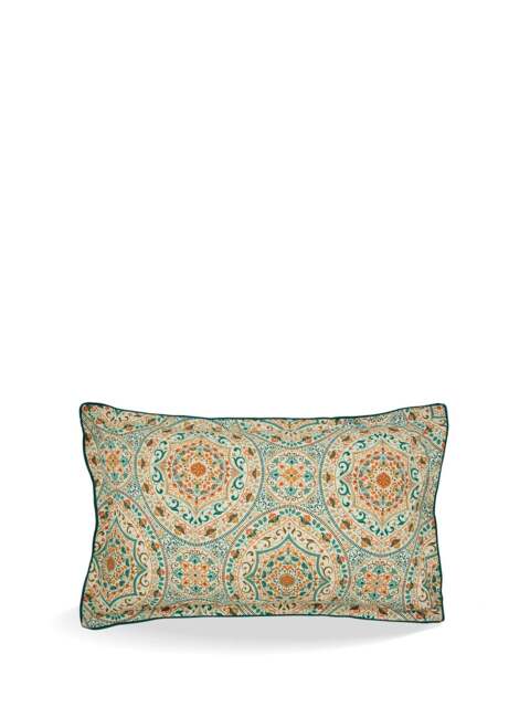 Bedeck of Belfast Addison Cover Set in Gold/Teal, Cotton, Size Double - image 1