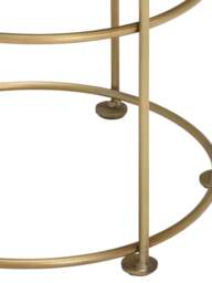 Barker and Stonehouse Nola Counter Stool, Light Olive And Br in Light Olive And Brass - thumbnail 4