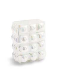 POLSPOTTEN Bubble Glass Vase Large in White