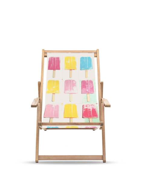 Gallery Creta Deck Chair Ice Lollies Stripe