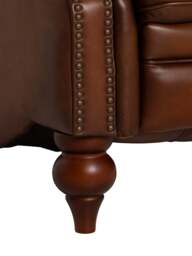 Barker and Stonehouse Ullswater Recliner Armchair in Brown, Leather - thumbnail 4