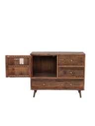 Barker and Stonehouse Lewes Reclaimed Wood Wardrobe in Brown - thumbnail 2