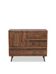 Barker and Stonehouse Lewes Reclaimed Wood Wardrobe in Brown - thumbnail 1