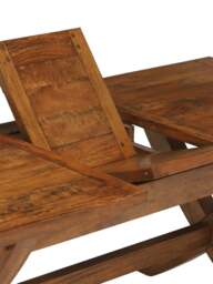 Barker and Stonehouse New Frontier X Leg Extending Dining Ta in Mango Wood - thumbnail 3
