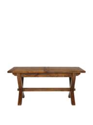 Barker and Stonehouse New Frontier X Leg Extending Dining Ta in Mango Wood - thumbnail 2