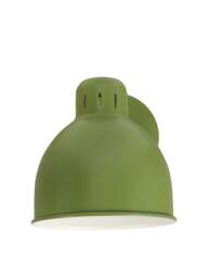 Heal's Spencer Metal Wall Lamp in Green, Wood/Metal - thumbnail 1