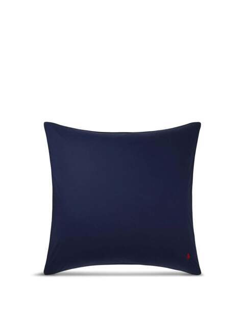 Ralph Lauren Home Polo Player Pillowcase Collection Navy in Navy - Newport, Cotton, Size Square - image 1