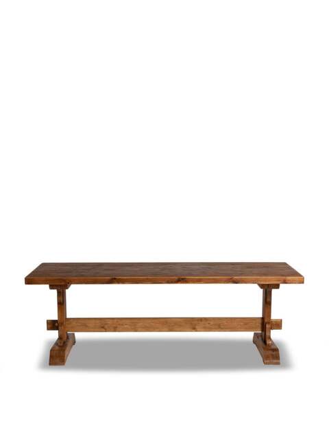Barker and Stonehouse Covington Reclaimed Wood Dining Table Seats 6-8 in Brown, Size 240cm - image 1