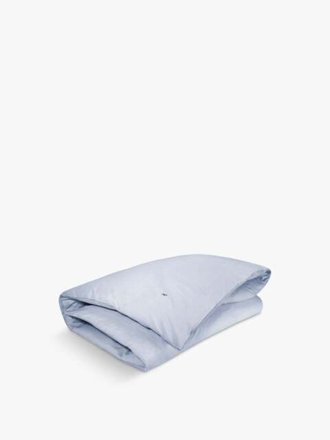 NULL Oxford Duvet Cover in Blue, Cotton, Size King