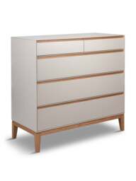 Heal's Lars 5 Dresser Cashmere And Oak in White, Size 100x45x94 - thumbnail 5