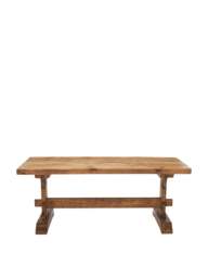 Barker and Stonehouse Covington Reclaimed Wood Dining Table in Polished Brown - thumbnail 2