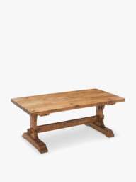 Barker and Stonehouse Covington Reclaimed Wood Dining Table in Polished Brown - thumbnail 1