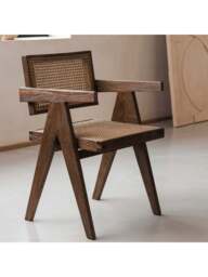 Barker and Stonehouse Cody Dining Armchair in Neutral - thumbnail 2