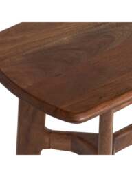 Barker and Stonehouse Cresta Acacia Wood Dining Bench in Brown - thumbnail 4