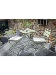 Hartman Urban Folding Bistro Set Sage in green - thumbnail 2