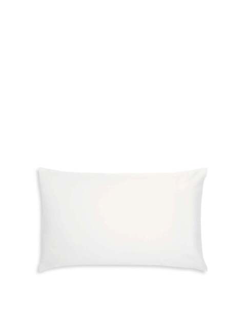 Bedeck of Belfast Fine Linens 400 Thread Count Sateen Plain Dye Cover Set in White, Size King - image 1