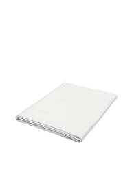 Bedeck of Belfast Fine Linens 400 Thread Count Sateen Plain Dye Cover Set in White, Size King - thumbnail 4