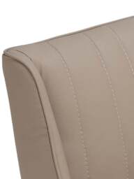 Barker and Stonehouse Belize Left Hand Corner Bench in Taupe, Leather - thumbnail 3