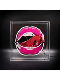 Locomocean Large Acrylic Box Neon - Mouth With Graphics - thumbnail 3
