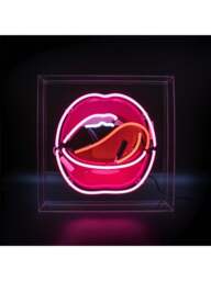Locomocean Large Acrylic Box Neon - Mouth With Graphics - thumbnail 4