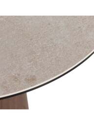 Barker and Stonehouse Cosmos Ceramic Top Side Table Round in White - thumbnail 3
