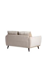 Barker and Stonehouse Mallory Fabric 2 Seater Sofa in Neutral - thumbnail 3