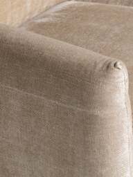 Barker and Stonehouse Mallory Fabric 2 Seater Sofa in Neutral - thumbnail 4