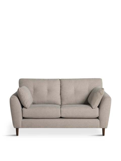 Barker and Stonehouse Benton Fabric Medium Sofa in Neutral, Size 2 Seater - image 1