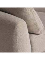 Barker and Stonehouse Benton Fabric Medium Sofa in Neutral, Size 2 Seater - thumbnail 3