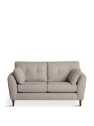 Barker and Stonehouse Benton Fabric Medium Sofa in Neutral, Size 2 Seater - thumbnail 1