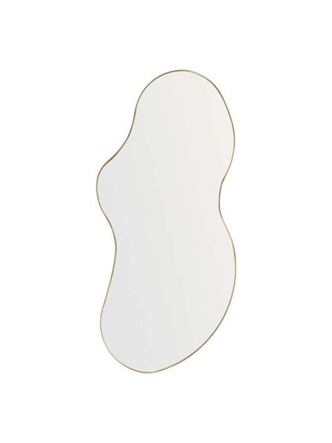 Heal's Fine Edge Mirror in Gold, Organic, Size Tall