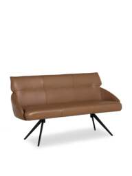 Barker and Stonehouse Allier Dining Bench in Brown, Leather