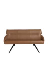 Barker and Stonehouse Allier Dining Bench in Brown, Leather - thumbnail 2