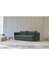 Heal's Oswald Sofa Bed Forest Green Velvet - Size 222x103x98 - thumbnail 2