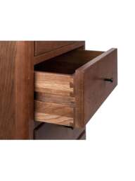 Heal's Brunel Tall Chest Dark Wood in Brown, Size 47x45x108 - thumbnail 5