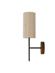Heal's Herrick Wall Light Natural/walnut Finish in Brown - thumbnail 1