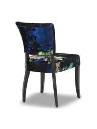 Barker and Stonehouse Mimi Velvet Dining Chair Multi in Black - thumbnail 4