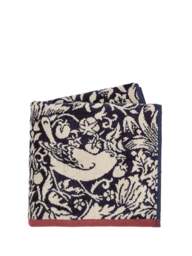 Morris & Co Strawberry Thief Bath in Blue, Cotton, Size Sheet - thumbnail 3