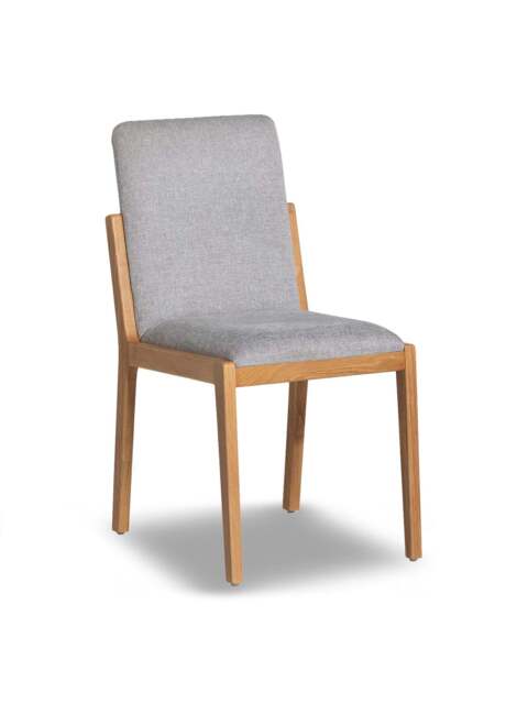 Barker and Stonehouse Maddison Upholstered Dining Chair in Grey - image 1