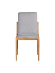 Barker and Stonehouse Maddison Upholstered Dining Chair in Grey - thumbnail 2