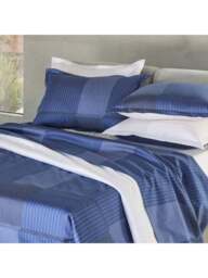 BOSS Home Boss Tennis Oxford Pillowcase in Navy, Cotton, Size Standard - thumbnail 4